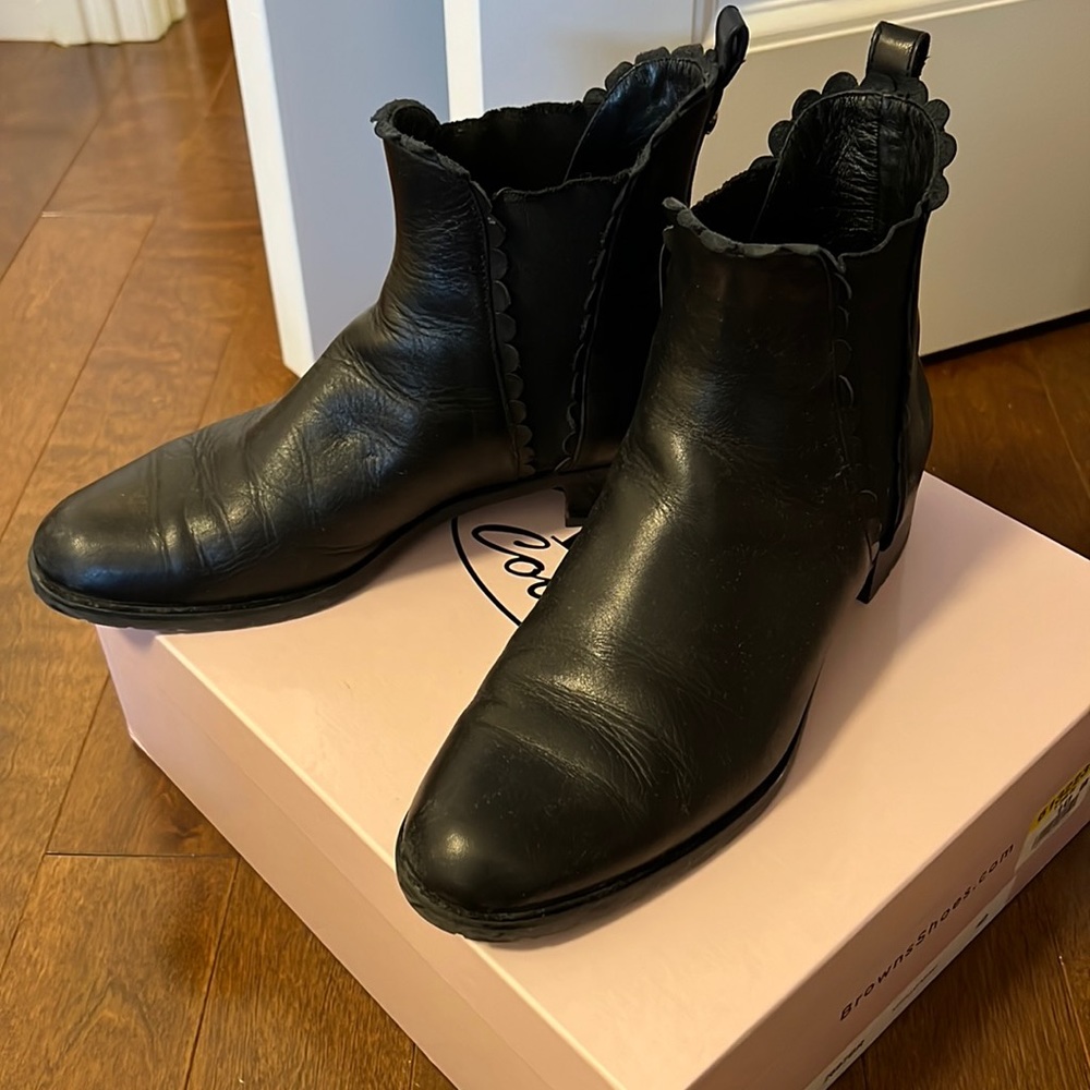 Browns Couture black leather boots